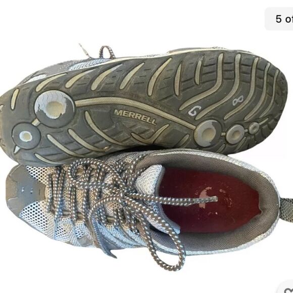 Merrell Shoes Womens US 8 Trail Running Mykos Opal Gray Color - Picture 4 of 4